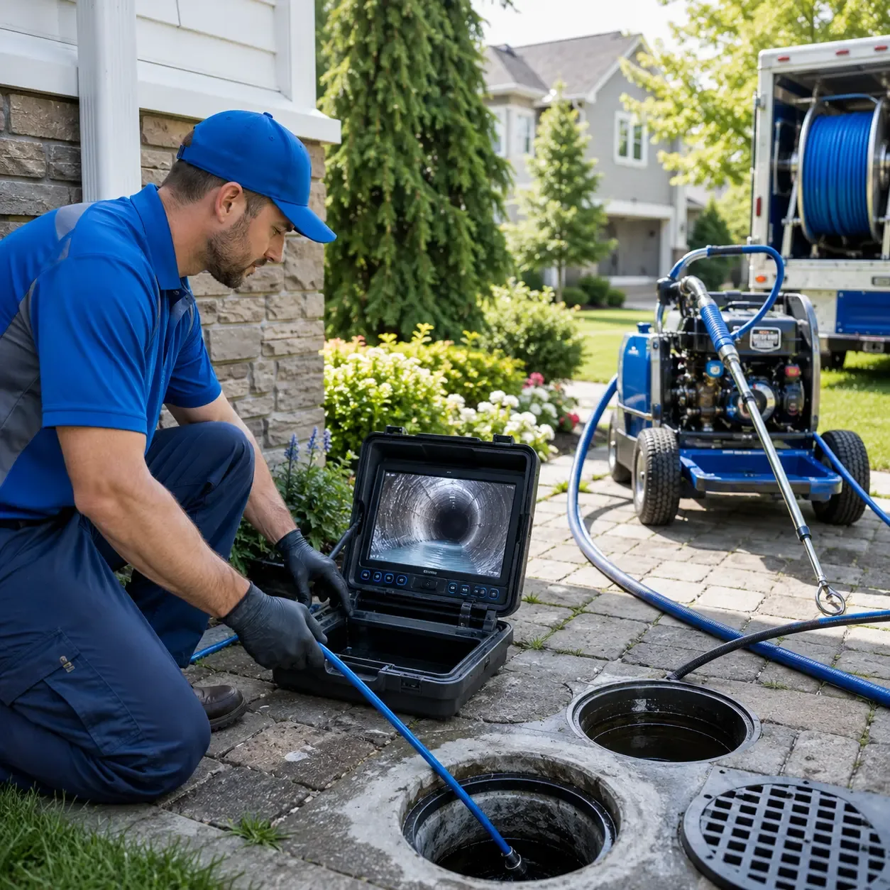Outdoor drain cleaning professionals serving Calvin, KY